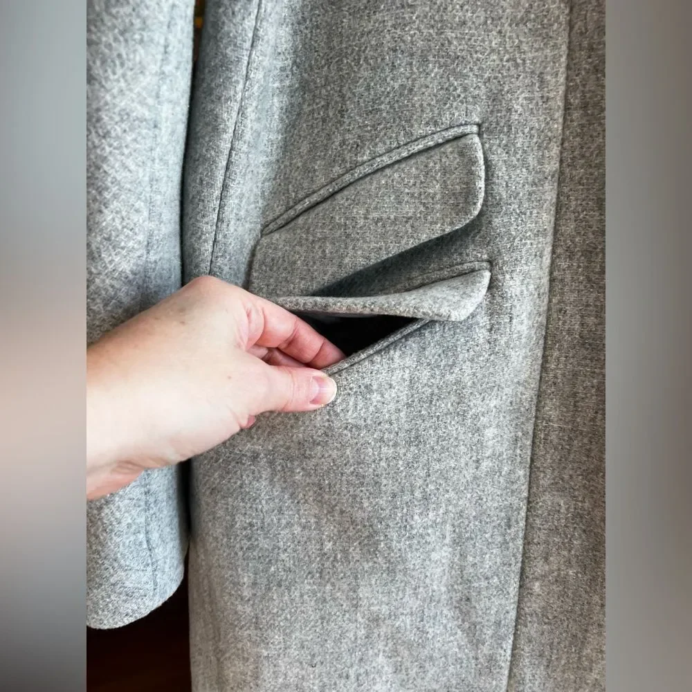 J. Crew Cocoon Stadium Cloth Coat - Picture 10 of 16